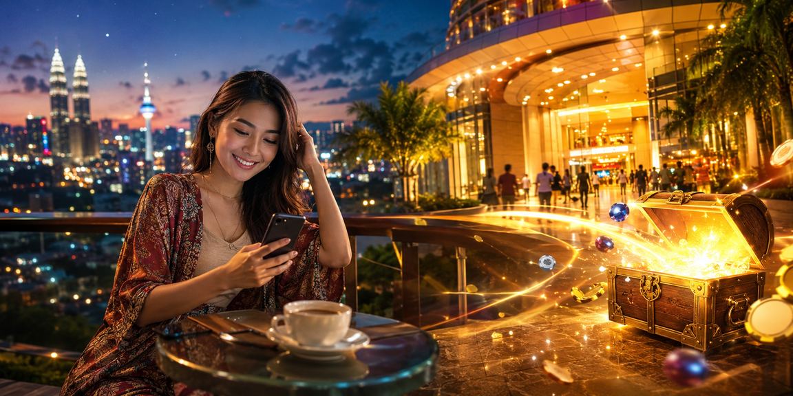 Pemain dari Kedah mengakses meja baccarat ayu89 melalui peranti mudah alih pada waktu malam